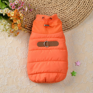 Cotton Winter Dog Jacket Available in Multiple Sizes