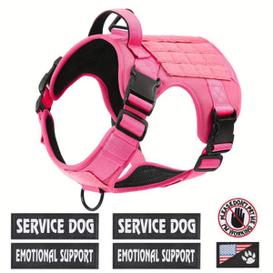 Tactical dog harness vest alternate angle view