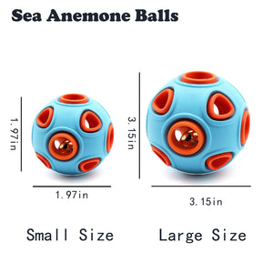 Two pack interactive dog ball toys
