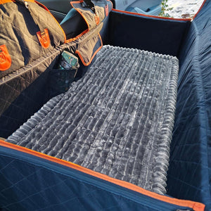Dark grey anti-slip pet rear seat cover