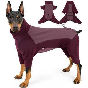 Red Warm Dog Sweater for Everyday Winter Walks
