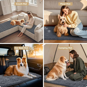 Dark coffee dog car seat mat for comfortable travel