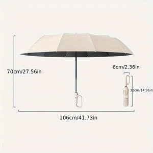 Premium portable umbrella with sturdy steel ribs for strong wind resistance