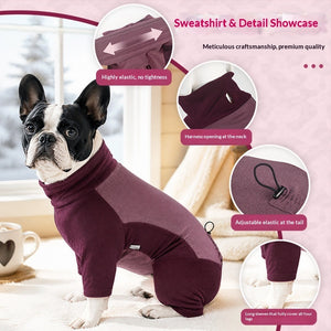 Warm Dog Sweater for Cold Weather Outdoor Walks
