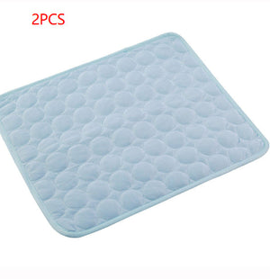 Ice silk cooling pet mat medium size overview