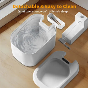 Automatic cat water dispenser with filter