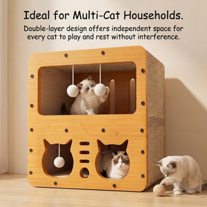 Indoor Cat Hideaway Cave Bed