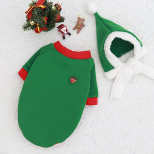 Festive dog costume for Christmas parties