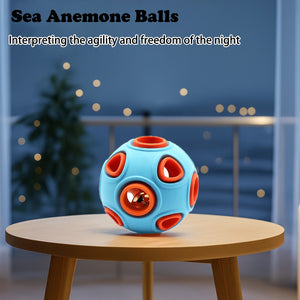 Dog ball toy with built in bell sound