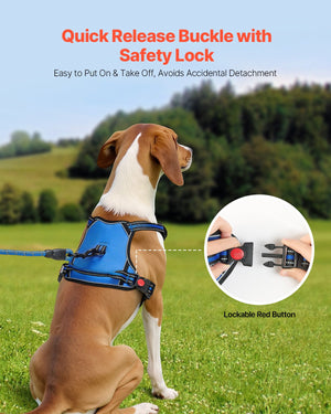 Breathable 600D Oxford fabric dog harness for large dogs