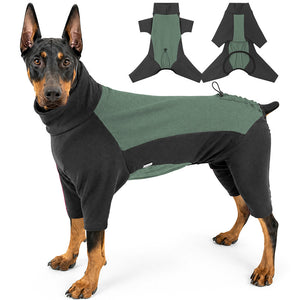 Green Warm Dog Sweater for Winter Pet Clothing