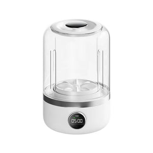 Portable cordless laundry washer with low-noise operation and compact space-saving design