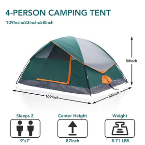 camping tent mesh ventilation windows airflow design