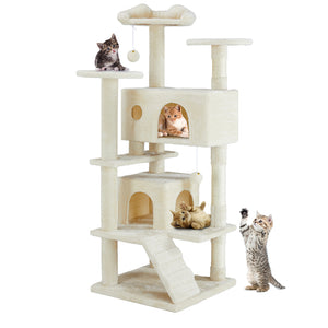 multi functional cat treehouse for indoor cats