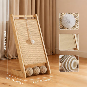 Sisal scratching surface for healthy cat claw care