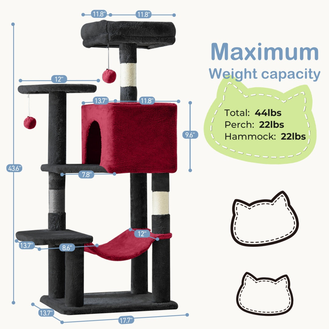 cat climbing structure for active cats