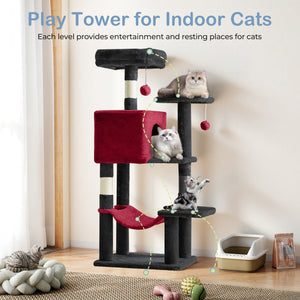hanging hammock platform for cat relaxation