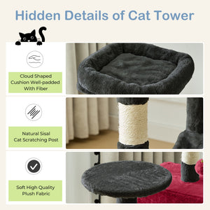 cat play tower for indoor exercise and fun