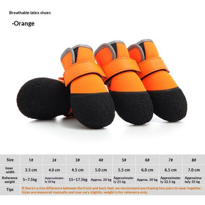 Dog Shoes with Adjustable Straps for a Secure Fit