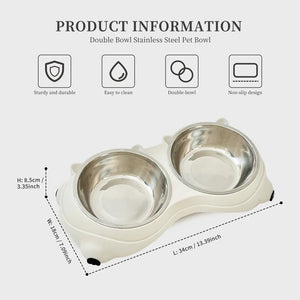 Dishwasher safe cat and dog feeding bowls