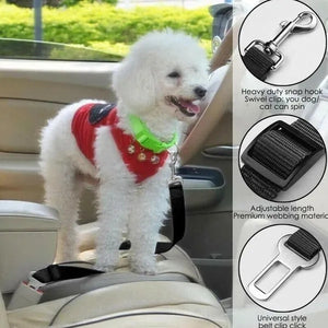Dog And Cat Adjustable Car Seat Belt