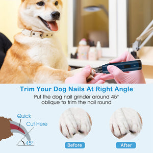 electric dog nail grinder for painless grooming