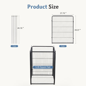 panel dog fence outdoor large pet playpen enclosure