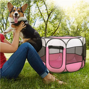 Indoor dog playpen safe enclosure