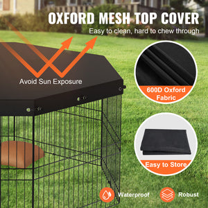 dog playpen with cover 24 inch puppy fence