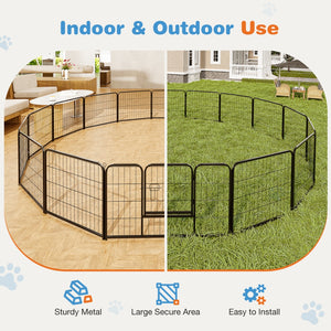 secure dog playpen for yard and outdoor safety