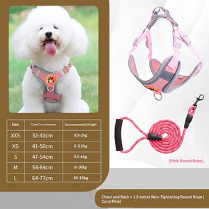 Lightweight Vest-Style Harness for Daily Dog Walking