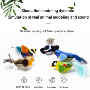 Fabric And Feather Cat Teaser Toy