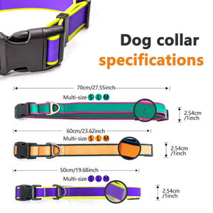 Heavy-duty adjustable dog collar for active large dogs