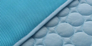 Ice silk cooling pet mat car seat cover use