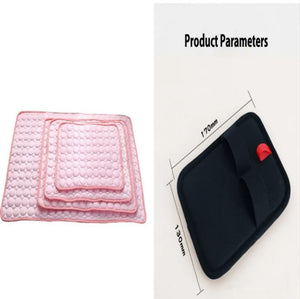 Ice silk cooling pet mat large dog breed use