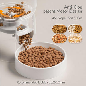 3.5L large capacity automatic pet feeder for cats and small dogs