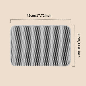 Leak proof waterproof cat litter mat for floors