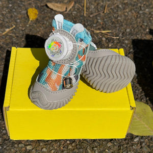 Light up pet shoes for nighttime dog safety
