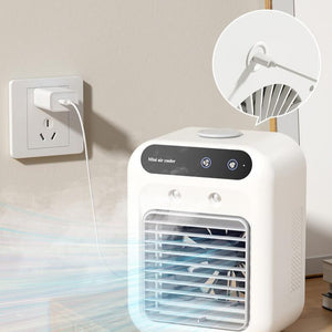 mini air cooler fan for desk office and workspace cooling