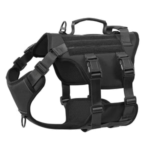 No pull dog harness with dual handles for better control
