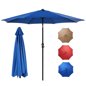 folded patio umbrella compact storage lightweight design