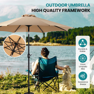 waterproof polyester fabric outdoor umbrella UV protection