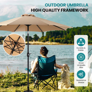 waterproof polyester fabric outdoor umbrella UV protection