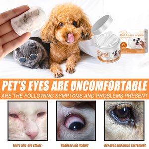 pet eye wipes for dogs and cats daily cleaning