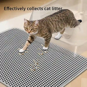 Premium waterproof cat litter trapping mat