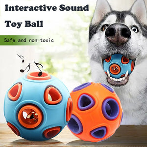 Durable chew ball toy for puppies