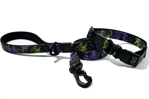 durable PVC material dog collar and leash set for pets
