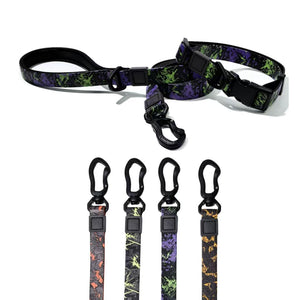 durable PVC pet collar and leash set for dogs