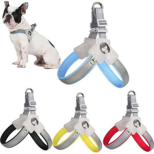 Adjustable reflective pet harness for dogs and cats