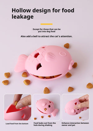 Slow feeder dog toy for boredom relief and mental stimulation